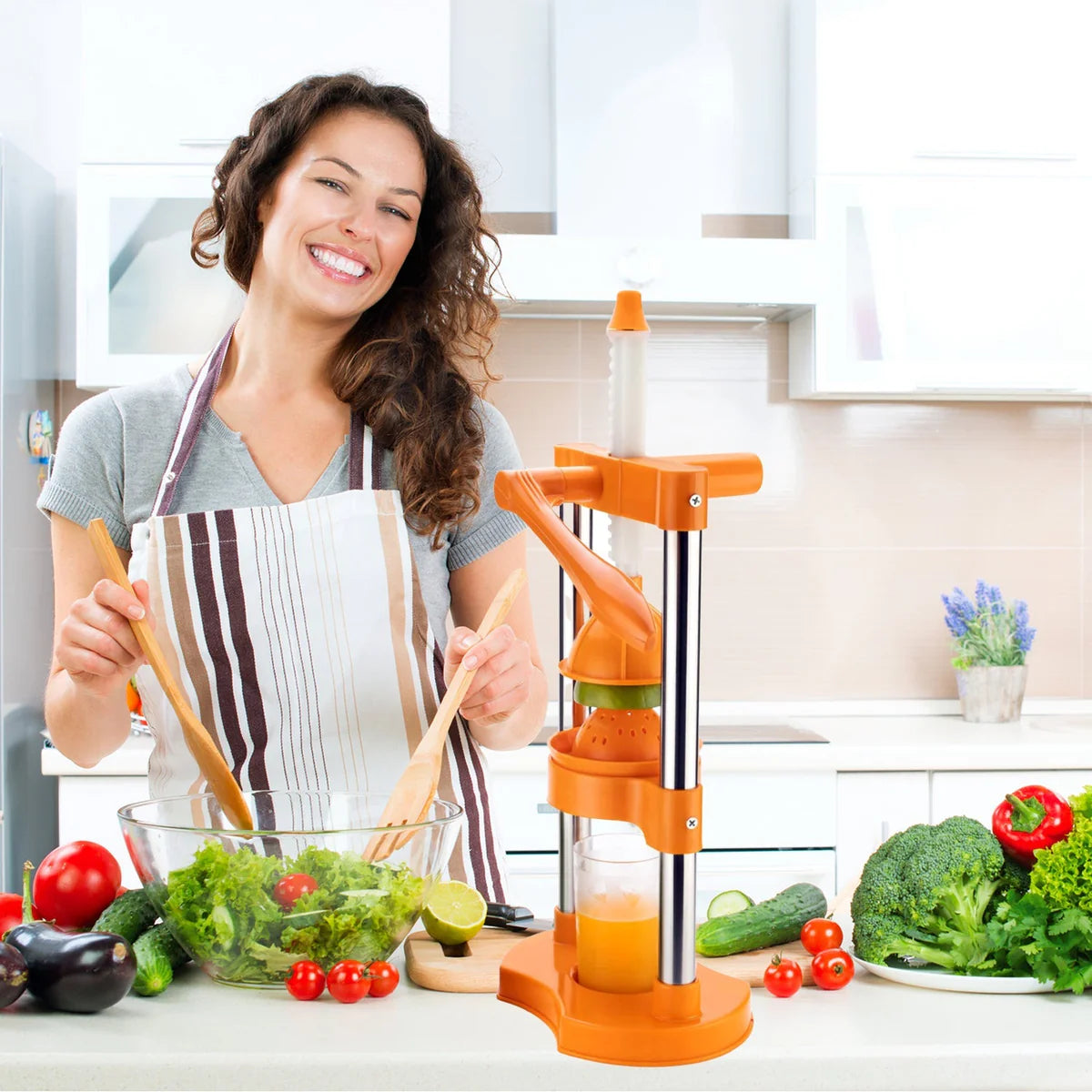 Manual Hand Pressure Juicer for Fruits & Veg