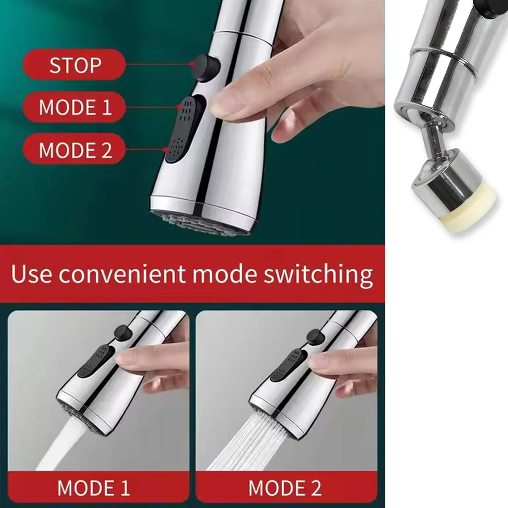 Kitchen Faucet 3-Function Pull Down Sink Sprayer