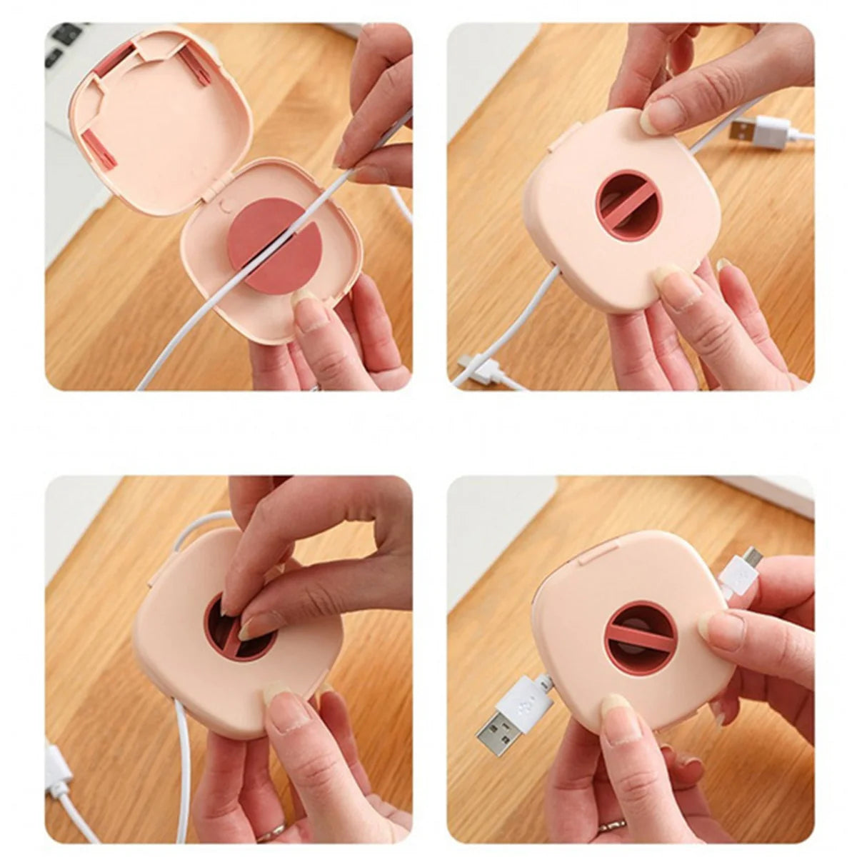 Portable Travel Organizer Case - for Data Cables, Chargers, Pen Drives, and Memory Cards